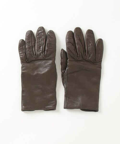 大値下げ！【未使用新品】TOMORROWLAND　山羊皮手袋 TOMORROWLAND（トゥモローランド） 手袋 FREE チャコールグレー