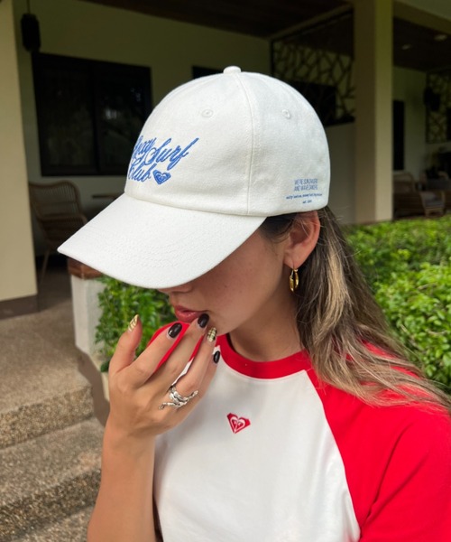 【時間指定不可】 帽子 キャップ ROXY SUN /ロキシーロゴ刺繍6パネル CAP CHASERS サーフィン・ボディボード