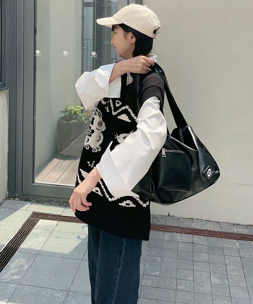 DIESEL y2k シルバー×ブラック メタルロゴ 2way バッグ DIESEL y2k シルバー×ブラック メタルロゴ 2way バッグ