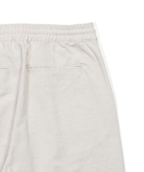 The DUFFER of ST.GEORGE スラックス LINEN BLEND TAPERED EASY