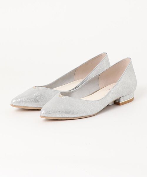 「Launa lea」 フラットパンプス 24.5cm ライトベージュ レディース_画像6