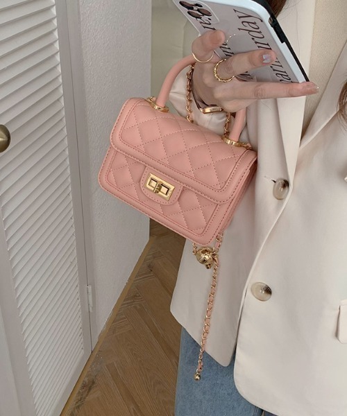 【新品】ファコンディーニ♡ハラコ×レザー　ピンク　ショルダーバッグ 軽量ミニショルダーバッグ | アフタヌーンティー公式通販サイト