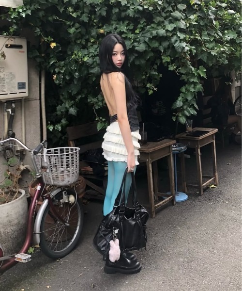 ショルダーバッグ・ポシェット FANCY CLUB BELTED WASHING LEATHER BAG 5BNY759 FANCY CLUB】Belted washed leather bag ☆韓国人気☆ 追跡付