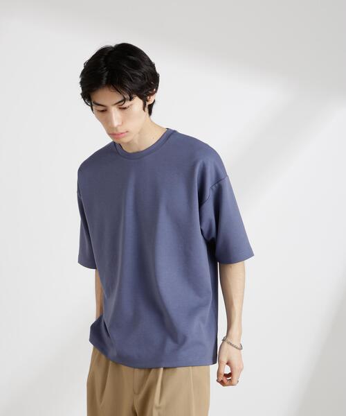 NANO universe（ナノ・ユニバース） tシャツ ワイドダンボールTシャツ