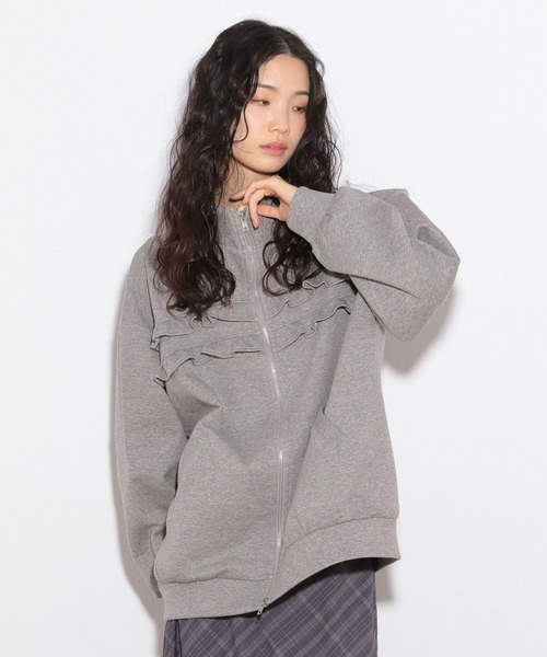 Heather（ヘザー） ブルゾン アウター HOLiC フリルギャザーブルゾン 