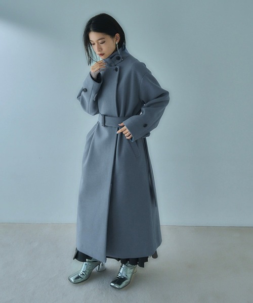 HARE（ハレ） チェスターコート FREE ブルー レディース : ZOZOTOWN