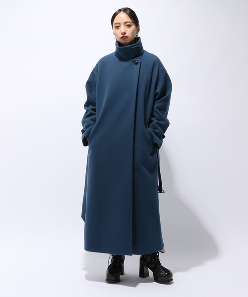 HARE（ハレ） チェスターコート FREE ブルー レディース : ZOZOTOWN