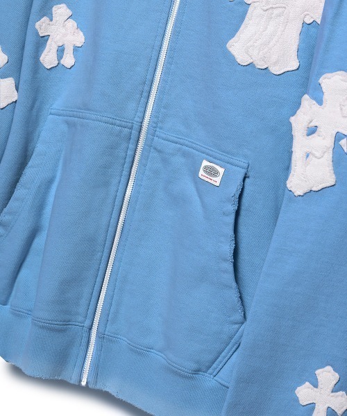 paragraph 新品 ジップパーカー スウェット Paragraph（パラグラフ）の「Paragraph (パラグラフ) HAPPY