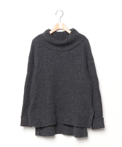 NIMES（ニーム） タートルネックニット ONE SIZE グレー レディース