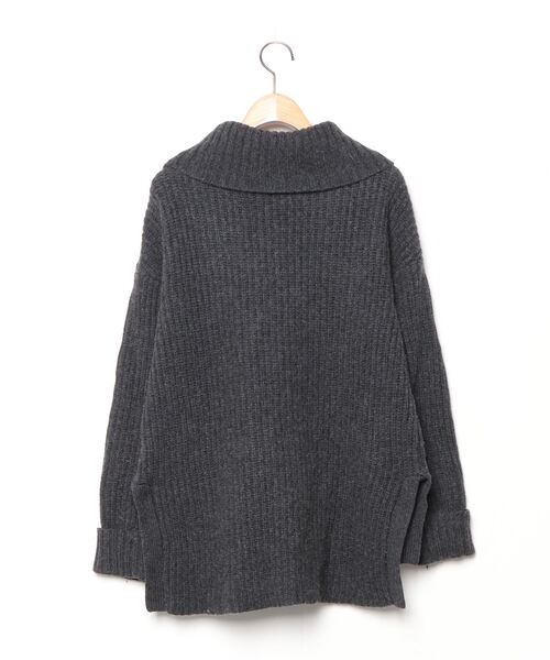 NIMES（ニーム） タートルネックニット ONE SIZE グレー レディース