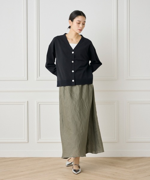 カーディガン 1/28 Good Mood Vネックカーディガン レディース INED カーディガン 1/28 Good Mood Vネックカーディガン