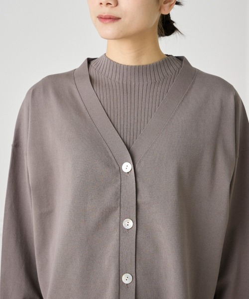カーディガン 1/28 Good Mood Vネックカーディガン レディース INED カーディガン 1/28 Good Mood Vネックカーディガン