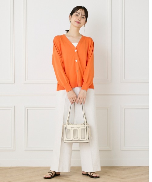 カーディガン 1/28 Good Mood Vネックカーディガン レディース INED カーディガン 1/28 Good Mood Vネックカーディガン