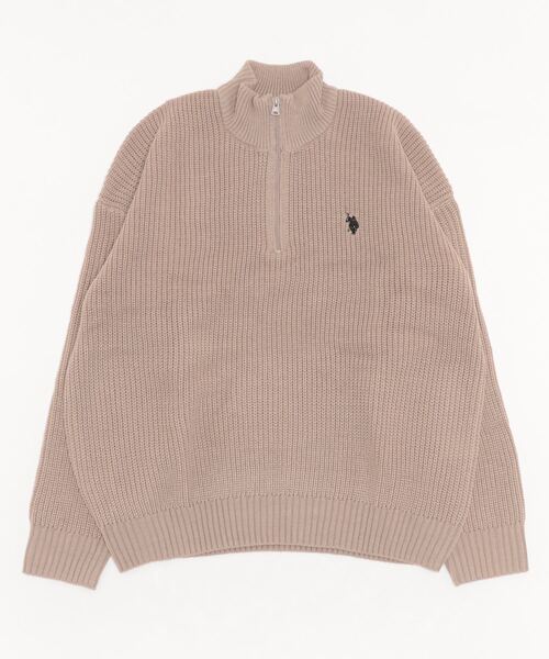 「U.S. POLO ASSN.」 長袖ニット MEDIUM ブラック メンズ_画像6