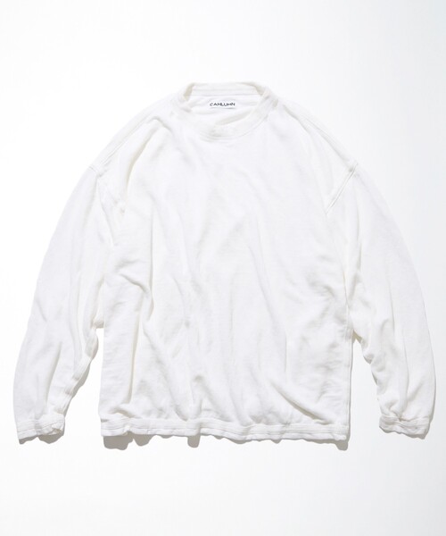 tシャツ CAHLUMN/カウラム French Linen Reversible Long Sleeve T-Shirt/フレンチリネン リバーシブ | CAHLUMN | 15