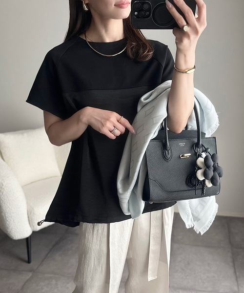 Emma Taylor（エマテイラー） tシャツ 半袖 ライトダンボールサテン