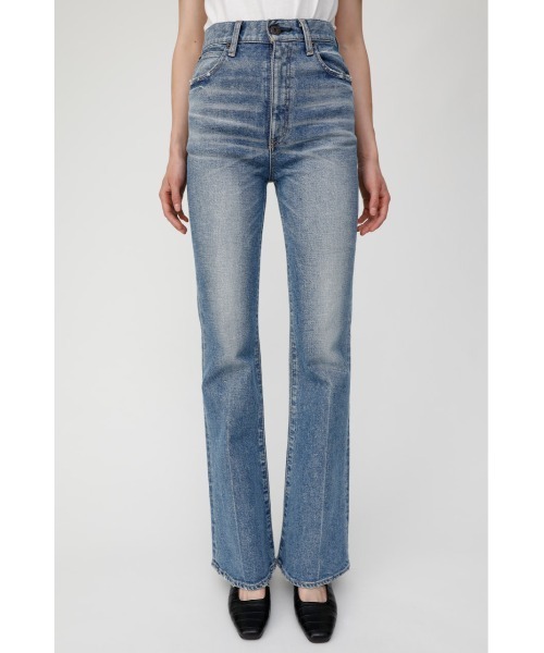 美品 MOUSSY MVS フレアー ジーンズ デニムW27 MOUSSY ジーンズ デニム デニムパンツ MVS FLARE レディース