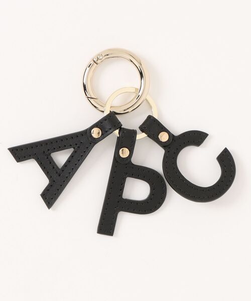【新品未使用】A.P.C. テープメジャー 定価2万 黒 ロゴ キーホルダー 新品未使用】A.P.C. テープメジャー 定価2万 黒 ロゴ キーホルダー