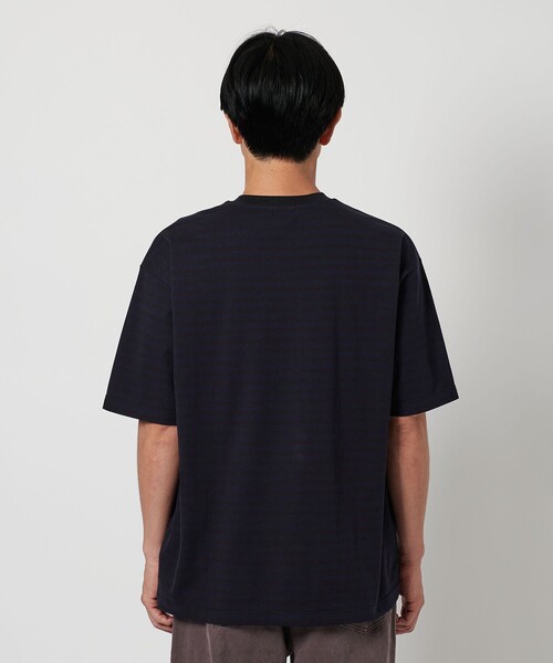 フィーニー　パイルボーダーTシャツ　ユナイテッドアローズ HI―LINE ハイゲージ インターロック ボーダー クルーネック Tシャツ