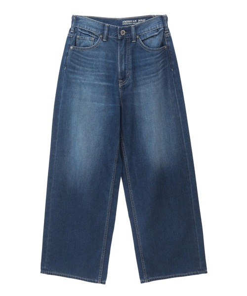 デニムジーンズ ワイドレッグ 爽やか クール アメリカン 大人 セール 37%OFF】アメリカンホリック AMERICAN HOLIC ワイド