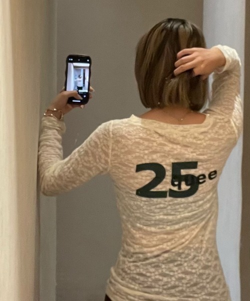 tシャツ 「25quee」レースナンバリングボートネックプルオーバー/580782 レディース | JEANASIS | 14