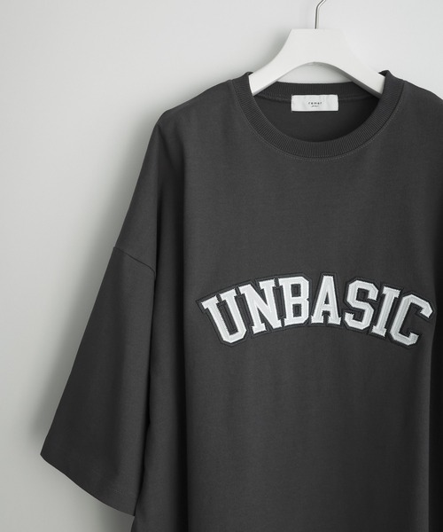 「remer」 半袖Tシャツ MEDIUM チャコールグレー メンズ