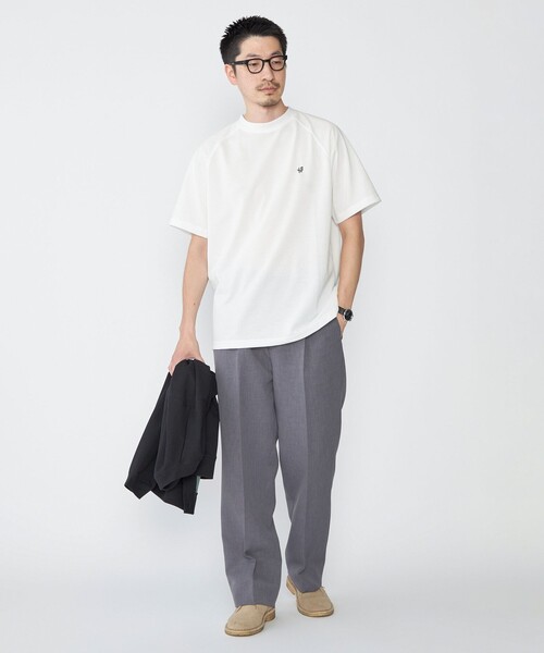 「SHIPS」 半袖Tシャツ MEDIUM ホワイト メンズ