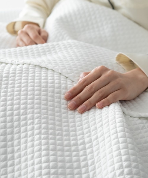 EMOOR（エムール） ベッド 寝具 ベッドスプレッド ポリエステルサテン