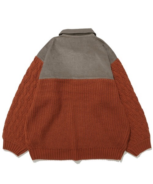 コーデュロイニット KRIFF MAYER Lady's Collection ニット セーター 「柔らかい・襟付き