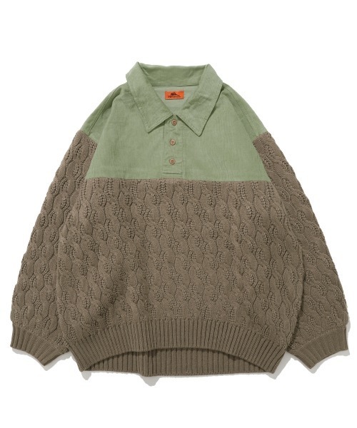 コーデュロイニット KRIFF MAYER Lady's Collection ニット セーター 「柔らかい・襟付き