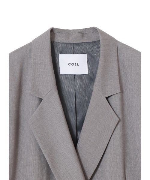 COEL 「COEL」 テーラードジャケット 36 グレー レディース