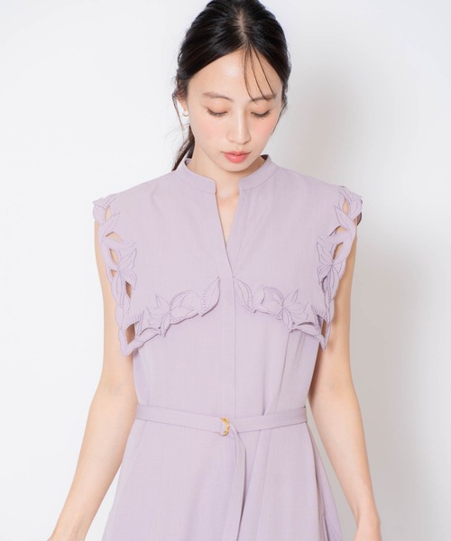 今日だけこの値段！【Noela】15周年ワンピース Noela ワンピース 「15周年」カットワークカラーワンピース