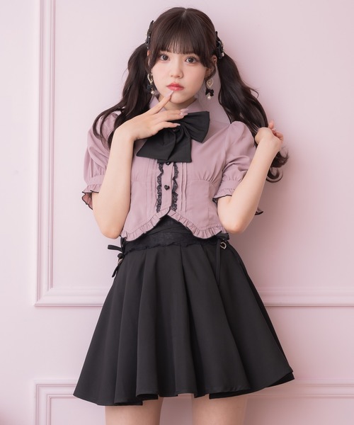 ROJITA_ロジータ_ブラウス_スカート_セットアップ ラッフル肩開きブラウス[品番：RJTW0000871]｜ROJITA（ロジータ