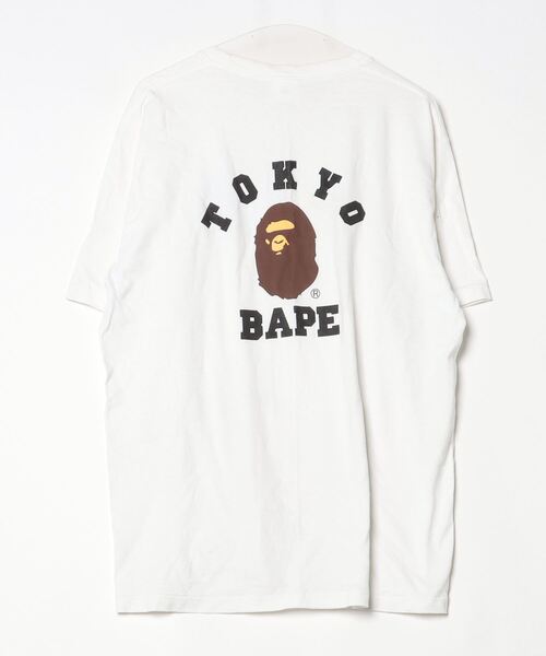 A BATHING APE 半袖Tシャツ ホワイト A BATHING APE（アベイシングエイプ） 半袖Tシャツ X-LARGE ホワイト