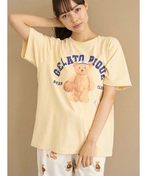 gelato pique パジャマ ルームウェア スポーティーベアワン