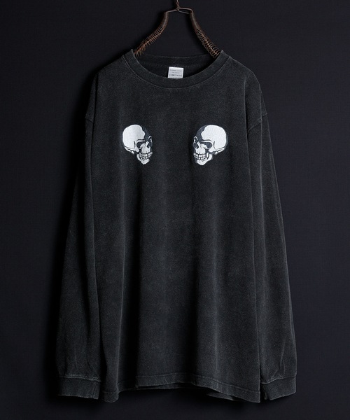 「NUMBER (N)INE」 長袖Tシャツ 4 ブラック メンズ