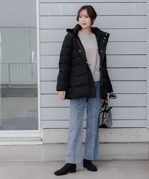 「GLOBAL WORK」 ダウンジャケット LARGE ベージュ系その他 レディース