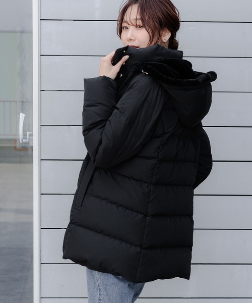 「GLOBAL WORK」 ダウンジャケット LARGE ベージュ系その他 レディース