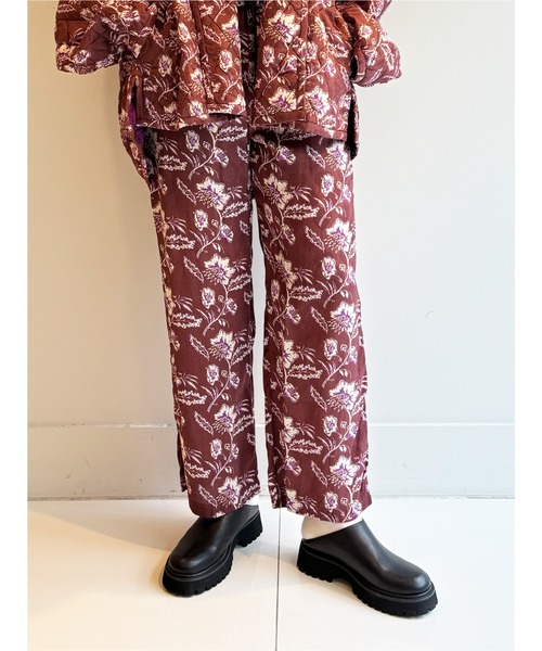 「sara mallika」 イージーパンツ FREE グリーン レディース_画像2