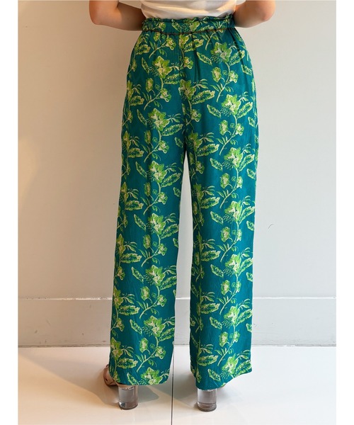 「sara mallika」 イージーパンツ FREE グリーン レディース_画像6