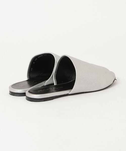 「Robert Clergerie」 フラットサンダル 38 シルバー レディース_画像2