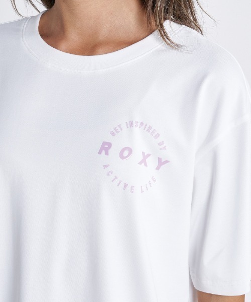「ROXY」 半袖Tシャツ LARGE ピンク レディース_画像3