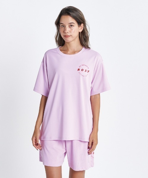 「ROXY」 半袖Tシャツ LARGE ピンク レディース_画像6