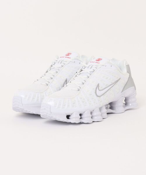 【美品】ナイキ　ショックス TL 28.5 ホワイト　白 NIKE ナイキ ショックス スニーカー SHOX TL WHITE BLACK ( 白