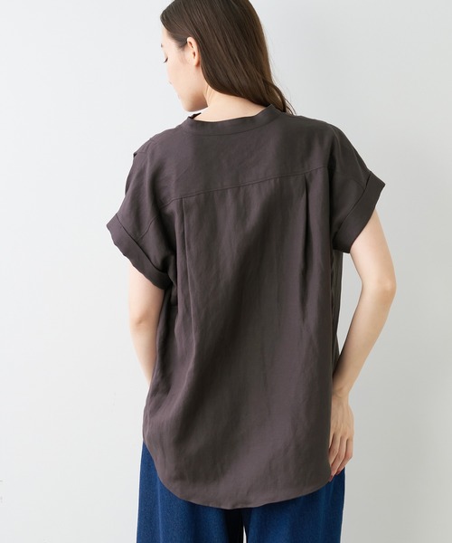 「MICA&DEAL」 半袖ブラウス FREE ライトベージュ レディース_画像7