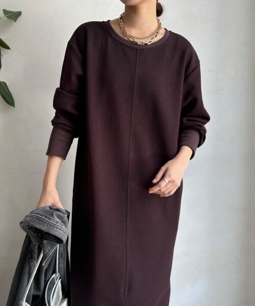 DouDou（ドゥドゥ） ワンピース ブークレーダンボールロングスリーブ