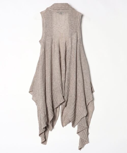 「ATSURO TAYAMA」 ニットベスト 4 ベージュ レディース_画像2