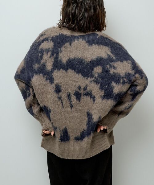 Green Parks（グリーンパークス） カーディガン アニマル柄