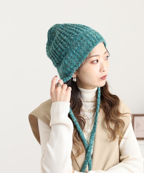Ruben ニット帽 ニットキャップ RUBEN MIX YARN STRAP HAT ミックス