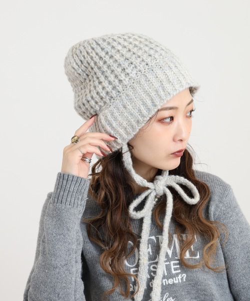 Ruben ニット帽 ニットキャップ RUBEN MIX YARN STRAP HAT ミックス